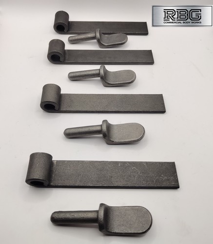 Straight hinge gudgeon - 4x,