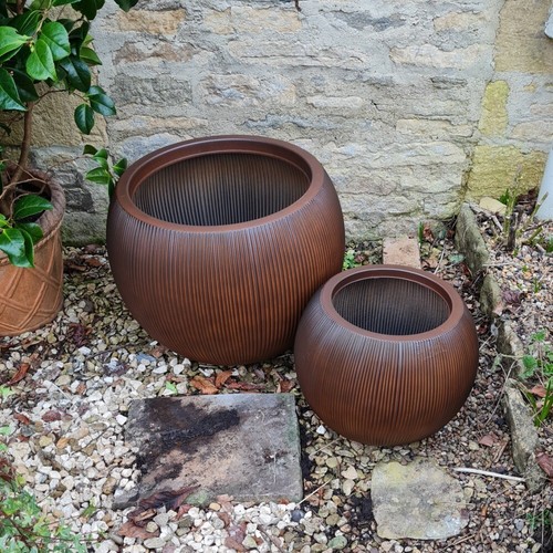Garden pots outdoors round - garden,