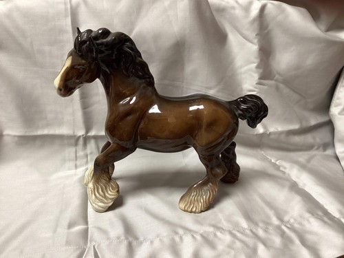 Beswick cantering shire horse - beswick,
