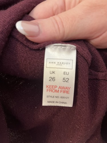 Ann harvey size - harvey, 26