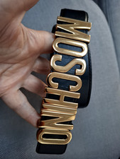 Moschino belt black leather