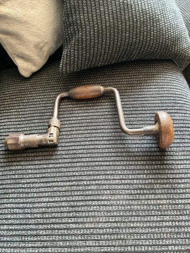 Vintage hand crank brace - vintage, with