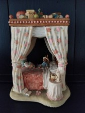 Vintage Brambly Hedge Canopy 4 Poster Bed Ornament, Border Fine Arts, BH34