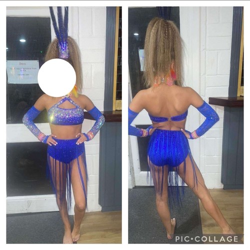 Freestyle dance costume royal - freestyle, costume-