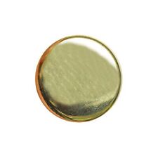 Round Polished Gold Metal Blazer Buttons With Shank 15mm & 20mm Best Quality