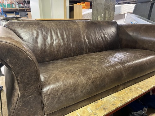 Leather sofa seater - sofa, 3-seater