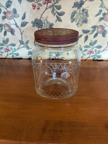 Vintage nashs coffee glass jar - nashs,