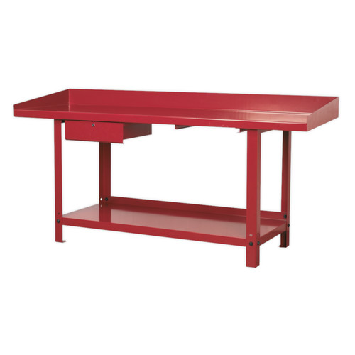 Steel workbench workshop bench - steel,