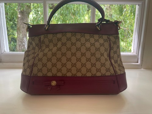 Vintage gucci leather - leather, and