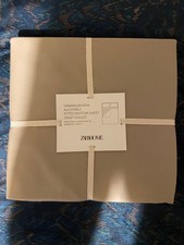 4× Soft Cotton Duvet Cover Sets (Used) + 1× ZARA HOME Fitted Sheet 180×200 – £70