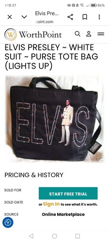 Elvis light handbag - light, up