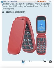 Flip Phone Large Button Dual