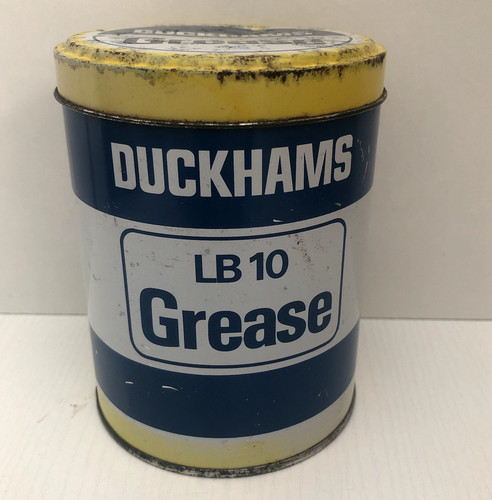 Vintage duckhams grease empty - vintage,