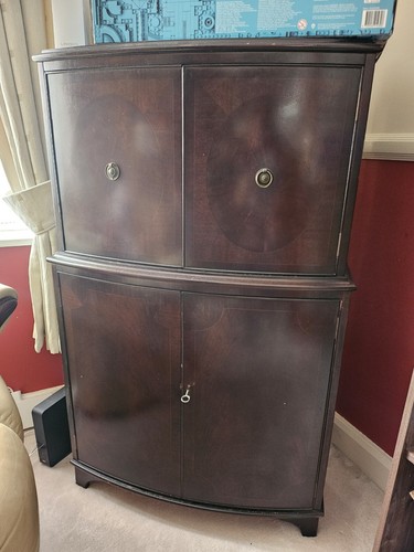 Vintage antique drinks cabinet - vintage,
