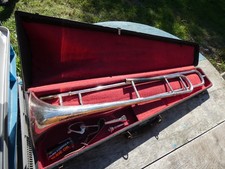 very beautiful André Courtois backstage trombone