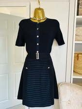 REISS Kate Black Blue Knit