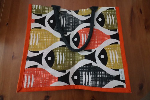 Orla kiely jute tote shopping - orla,