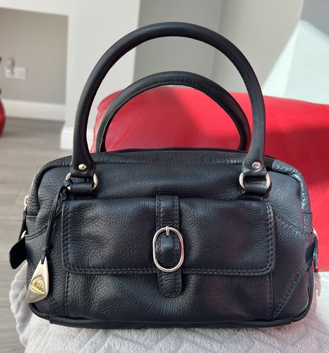 Tula navy leather handbag - tula,