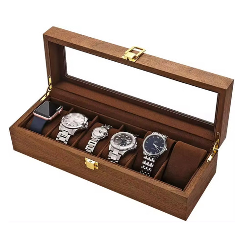 Slot wooden watch storage - 6,