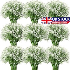 16Pc Artificial Gypsophila Flowers Fake Baby's Breath Silk Bouquet Wedding Decor