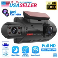 Dash Cam Dual Lens HD 1080P
