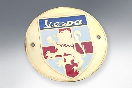 Vespa sheild metal circular - vespa,