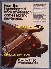 1980 Porsche 911 SC Vintage Ad