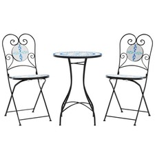 3 Piece Mosaic Bistro Set