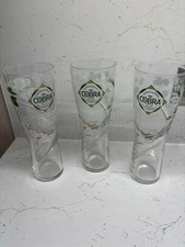 Cobra Beer Glass Pint 20oz x 3