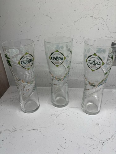 Cobra beer glass pint 20oz - glass,