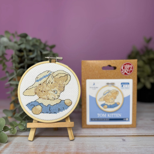 Peter rabbit cross stitch kit - peter,