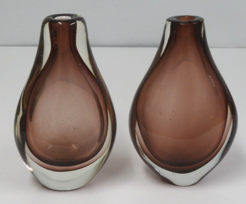 Murano glass sommerso hand - x,