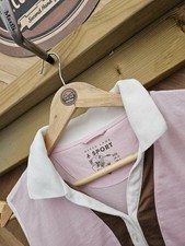 ⛳️ Ladies Green Lamb Sleeveless Golf Top Size 10. Pale Pink Lovely Item