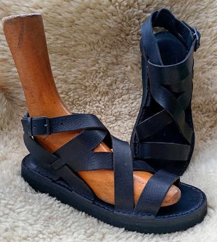 Fracap sandals toast black - toast,
