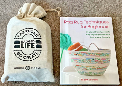 Rag rug kit and - rag,