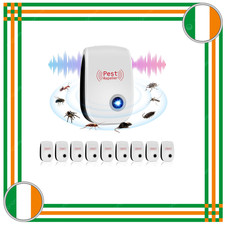 Powerful Ultrasonic Pest Repeler Mouse Repellent plug in Pest Control Safe 10 Pc