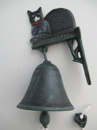 Cast iron black cat - iron,
