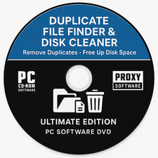 Duplicate File Finder Remover – Disk Cleaner Ultimate Edition PC Software DVD