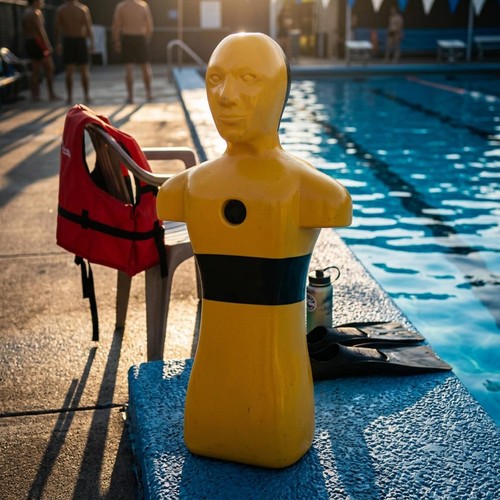 Water rescue mannequin yellow - mannequin,