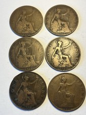 George V  One Penny Coins Lot