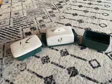 Denby Greenwheat Lidded Butter