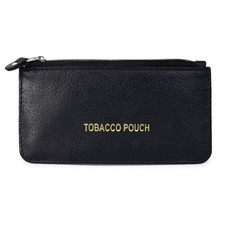 Leather Tobacco Pouch Black