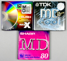 Sharp Bush TDK MiniDisc 74 80