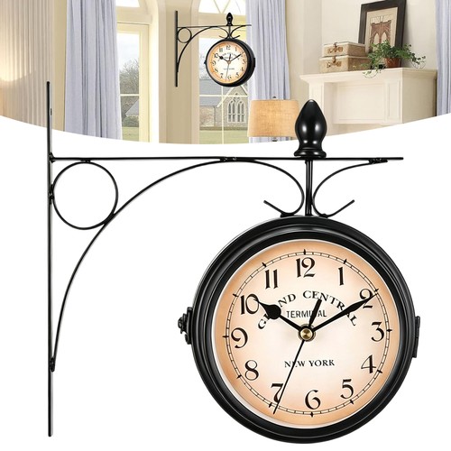 Double sided wall clock - sided,
