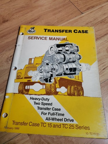 Mack transfer case tc15 tc25 - mack,