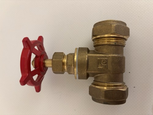 22mm compression brass gate - compression,