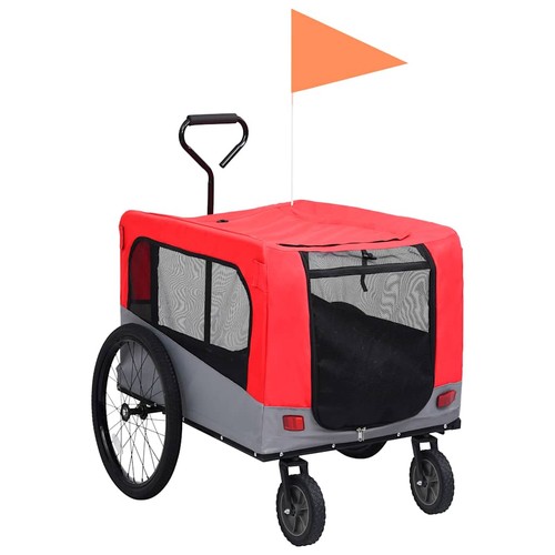 Pet bike trailer - 2-in-1,