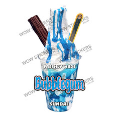 Bubblegum Ice Cream Sundae