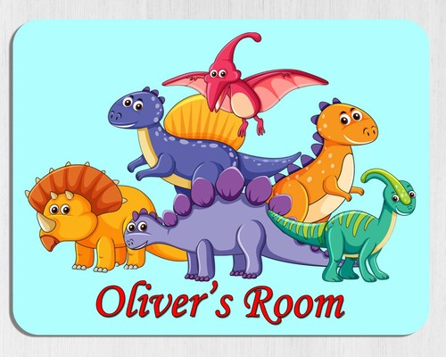 Personalised dinosaurs door - personalised,