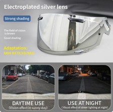 Arai RX7X Corsair-X Visor Lens Silver
